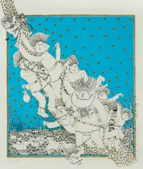 Ivan Lacković Croata, March, 1981., serigraphy on paper