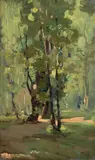 Adam Bălţatu, Margine de pădure, 1915, ulei pe pânză