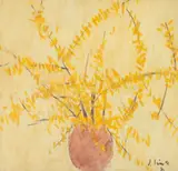 Ioan Sima, Sânziene, 1971, ulei pe carton
