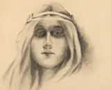 Sterie Becu, Prințesa Ileana, cărbune pe hârtie