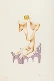 Jules Perahim, Ain (din seria Alfabetul ebraic), cromolitografie