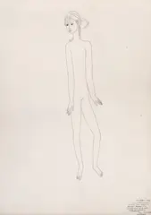 Idel Ianchelevici, Adolescență, 1989, tuș pe hârtie lipită pe carton
