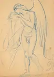 Nicolae Vermont, Azrael, 1898, cărbune pe hârtie