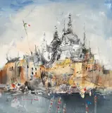 Radu Darânga, Veneția, ulei pe pânză