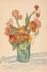 Crăițe by Maria Brateş Pillat, acuarelă și creion pe hârtie, sold Feb 2026