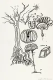 Hortensia Mi Kafchin, Schițe de idei și vise (I), marker pe hârtie