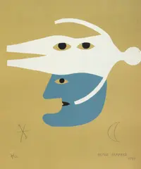 Victor Brauner, L'Attico, 1964, cromolitografie