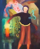 Oana Farcaș, Will be titled, 2021, ulei pe pânză