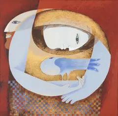 Samy Briss, Cuplu, cromolitografie