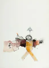 Geta Brătescu, Canzone, 1977, litografie