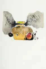 Geta Brătescu, Canzone, 1977, litografie