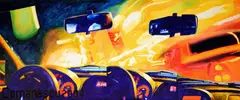 Nicolae Comănescu, Some Objects in Mirror Are Wronger than They Appear (seria "Wrong Paintings"), 2004, acrilic pe pânză