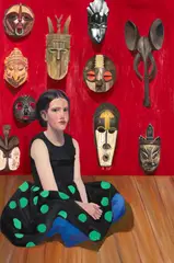Which one? by Ana Maria Dranga, 2024-2025, ulei pe pânză, sold Feb 2026