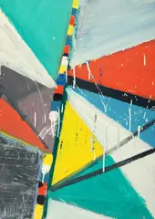 Radu Comşa, Image Formation by Divergence, 2011, ulei pe pânză