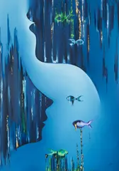 Cristina Savin, Deep Secret, ulei pe pânză