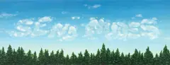 Beaver, Peisaj (Mesaje în nori), 2023, ulei pe pânză lipită pe placaj