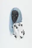 Amalia Dulhan, Untitled, 2018, acuarelă și creioane colorate pe hârtie