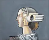 Mihai Rusu, Zburător, 1988, ulei pe pânză