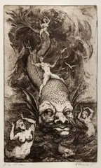 Marcel Chirnoagă, Sirena, acvaforte și acvatintă