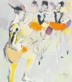 Augustin Costinescu, Spectacol, 2003, ulei pe pânză