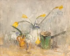 Emil Ciocoiu, Natură statică, 1976, ulei pe pânză
