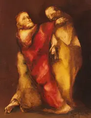 Petre Velicu, Întoarcerea fiului risipitor, 1987, ulei pe pânză