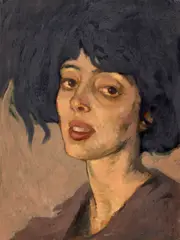 Nicolae Tonitza, Portretul Ecaterinei, 1918, ulei pe carton