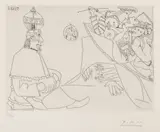 Pablo Picasso, Regele, acvaforte și acvatintă