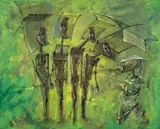 Victor Brauner, La relation, 1952, ulei pe pânză