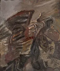 Concentrare by Horia Bernea, 1966, ulei pe pânză, offered Feb 2026