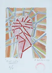 Paul Neagu, Fist City, serigrafie