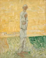 Paul Gherasim, Țăran, 1978, ulei pe pânză