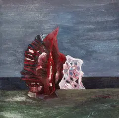 Florin Niculiu, Duet (Peisaj marin), 1983, ulei pe pânză