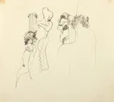 Octav Grigorescu, Erato, 1971, peniță pe hârtie