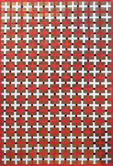 Silviu Orăviţan-Creţu, Veșmânt episcopal, 1998, tempera și schlagmetal pe pânză