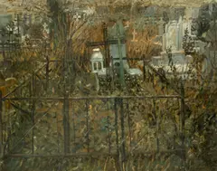 Ioana Bătrânu, Grădină închisă, 1992, ulei pe pânză