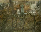 Ioana Bătrânu, Grădină închisă, 1992, ulei pe pânză