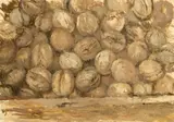Alexandru Antonescu, Nuci, 2000, ulei pe carton