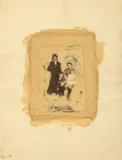 Carmen Paiu, Album de familie, 2000, ipsos colorat pe fotografie de epocă lipită pe hârtie