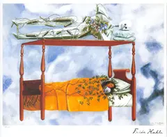 Frida Kahlo, Visul, cromolitografie