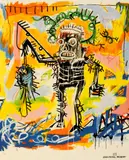 Jean-Michel Basquiat, Untitled (La pescuit), cromolitografie