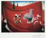 Orchestra roșie by Salvador Dalí, cromolitografie, sold Jan 2026