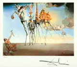 Ispitirea Sfântului Anton by Salvador Dalí, cromolitografie, sold Jan 2026