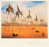 Elefanți-girafe by Salvador Dalí, 1964, cromolitografie, sold Jan 2026