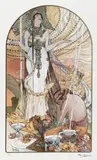 Alphonse Mucha, Salammbô (Incantație), cromolitografie