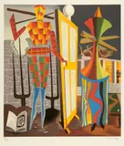 Man Ray, Le Beau Temps, cromolitografie