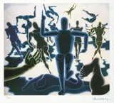 Victor Vasarely, Omul, cromolitografie