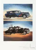Automobil cu haine by Salvador Dalí, cromolitografie, sold Jan 2026