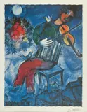 Marc Chagall, Violonist, cromolitografie