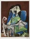 Pablo Picasso, Cel mai bun prieten, cromolitografie